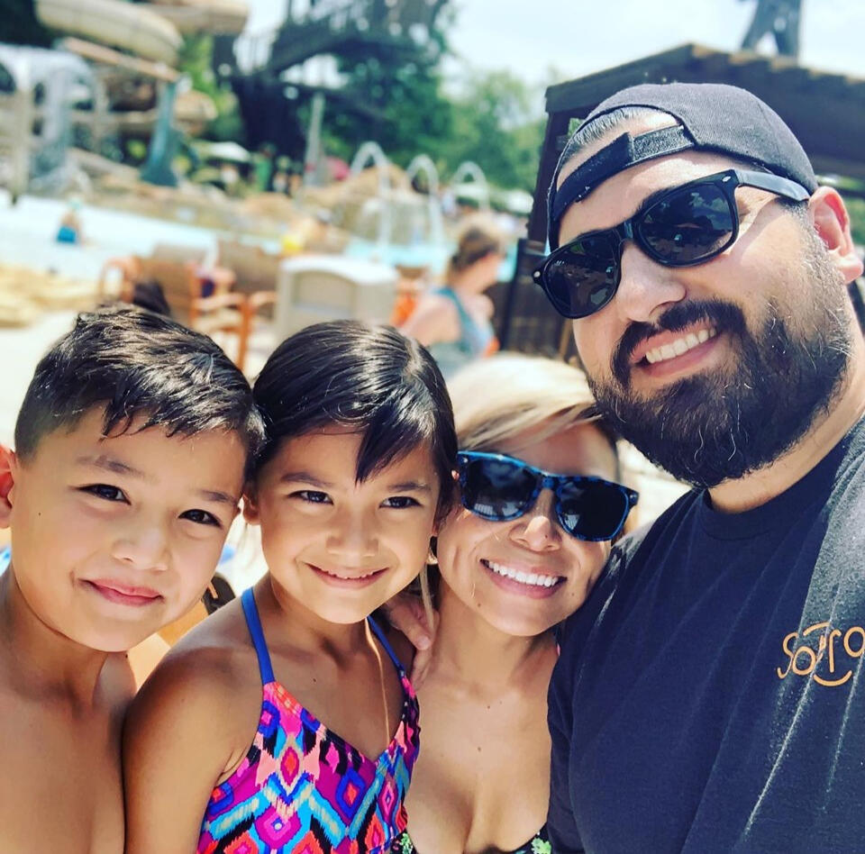 Ray Hernandez hiking at a Rockwall nature reserve